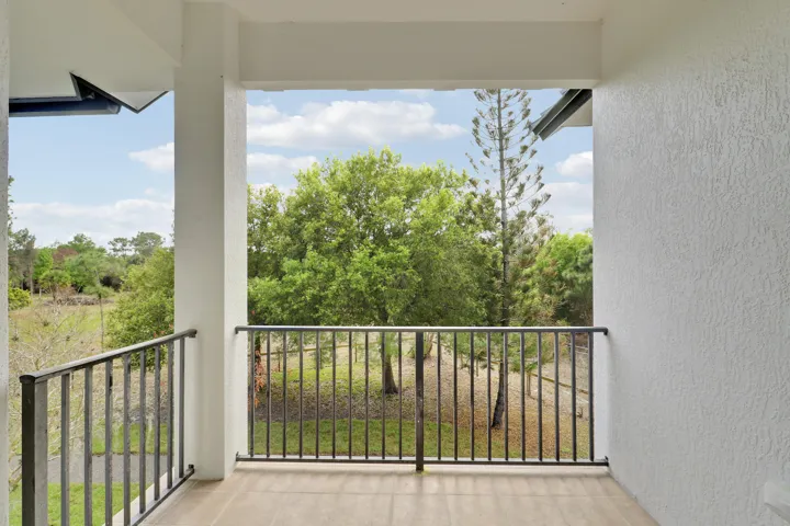 front upstairs balcony