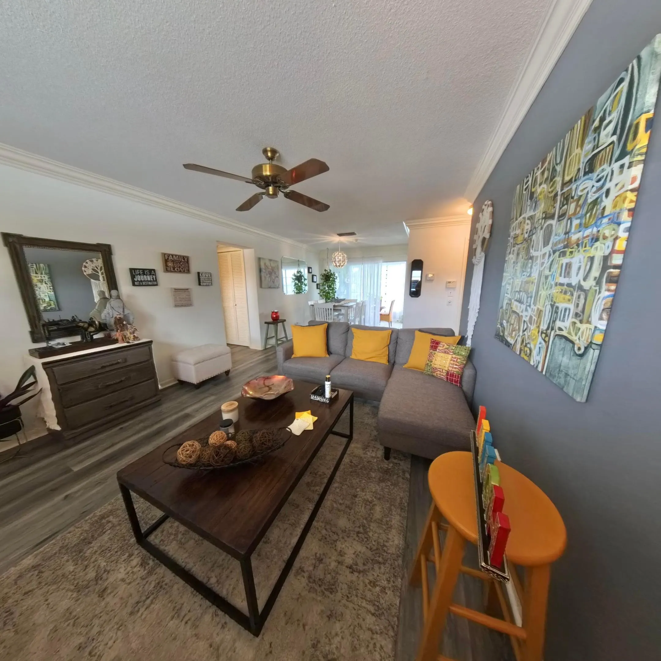 Luxury vinyl floors