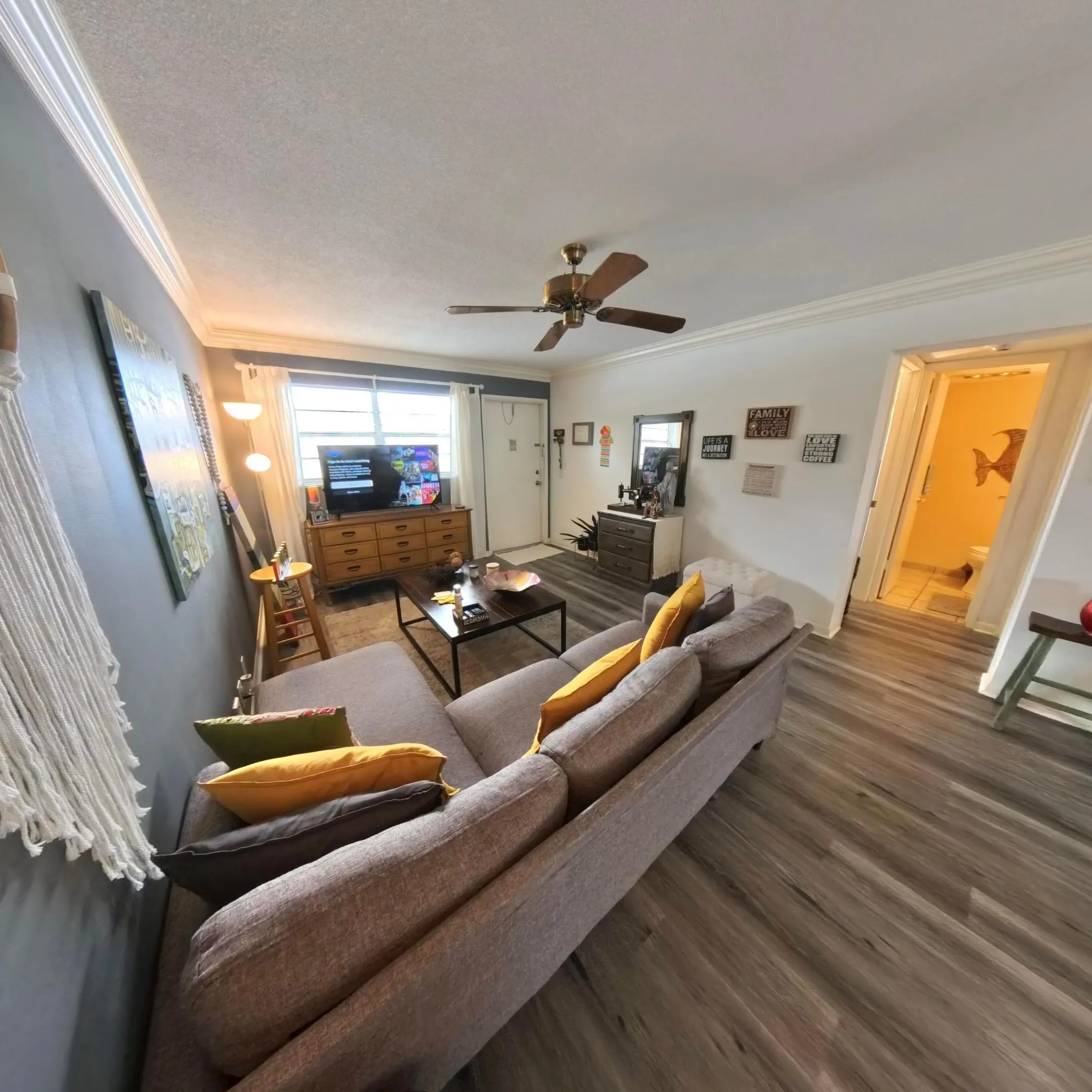 split floor plan