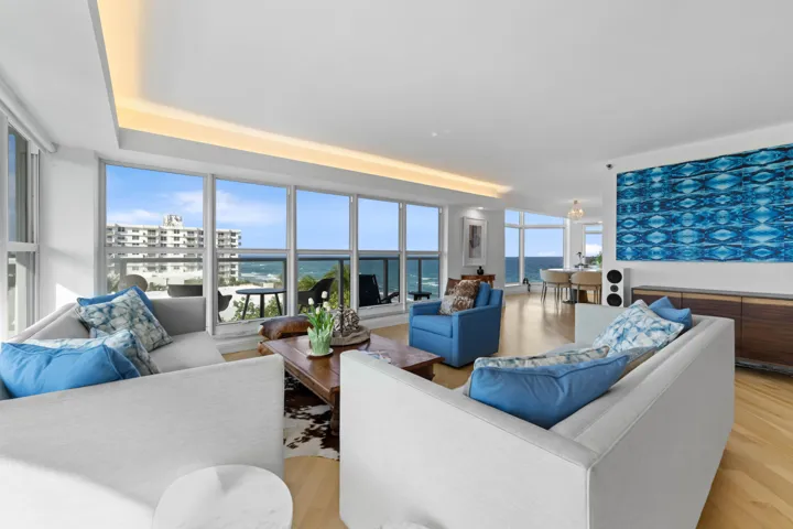 Ocean View from Living Room