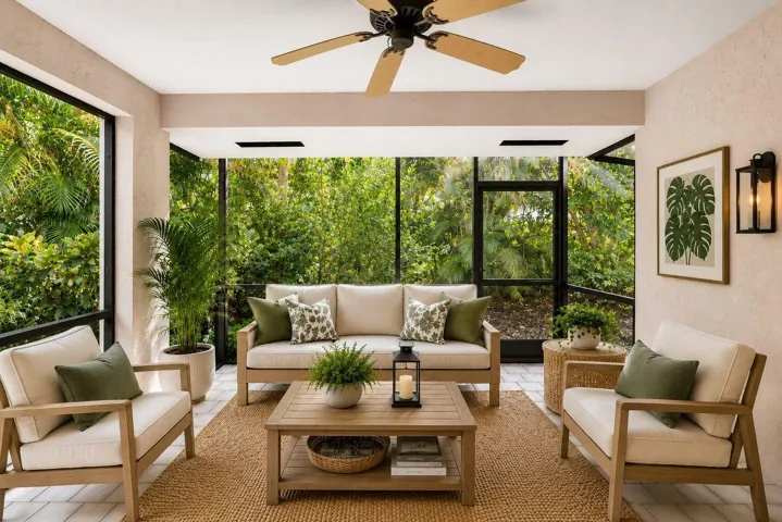 Staged Patio