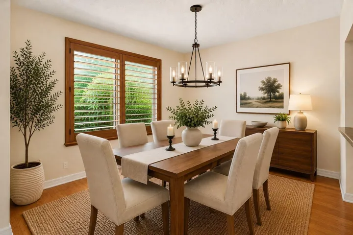 Staged Dining Room