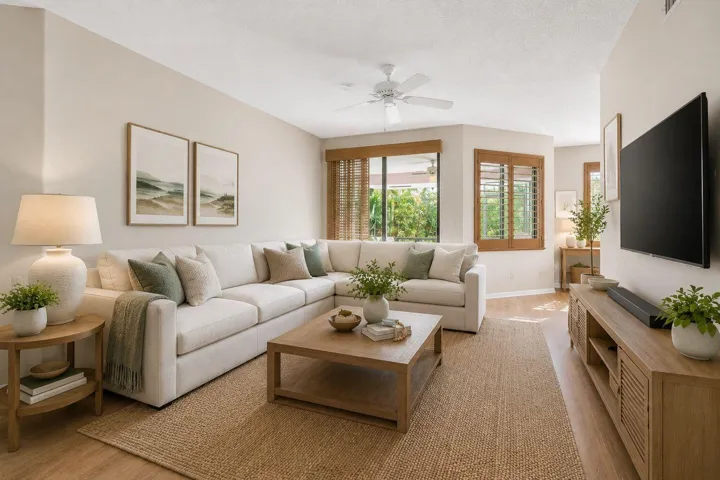Staged Living Room