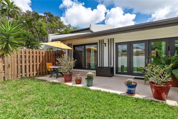 Back patio