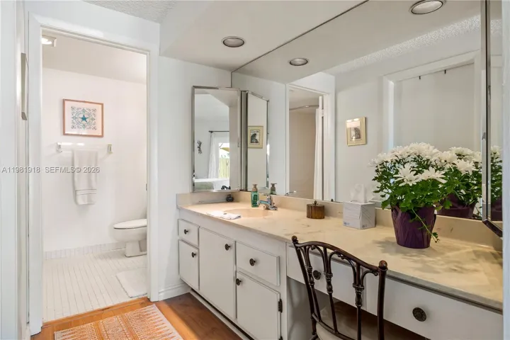 dressing area