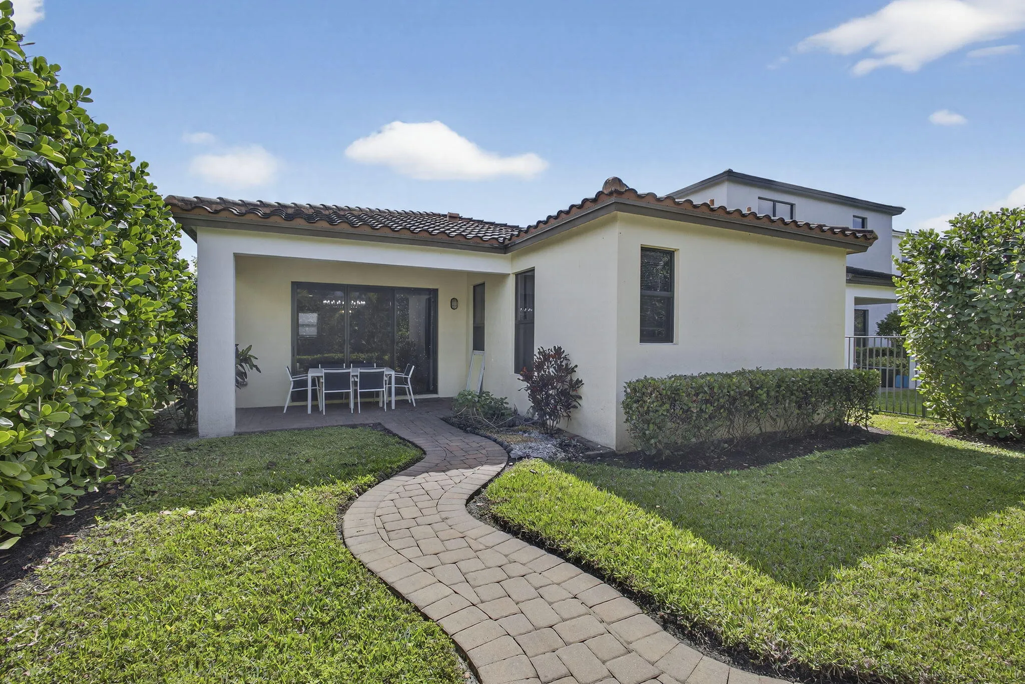 Outdoor Patio & Paved Backyard