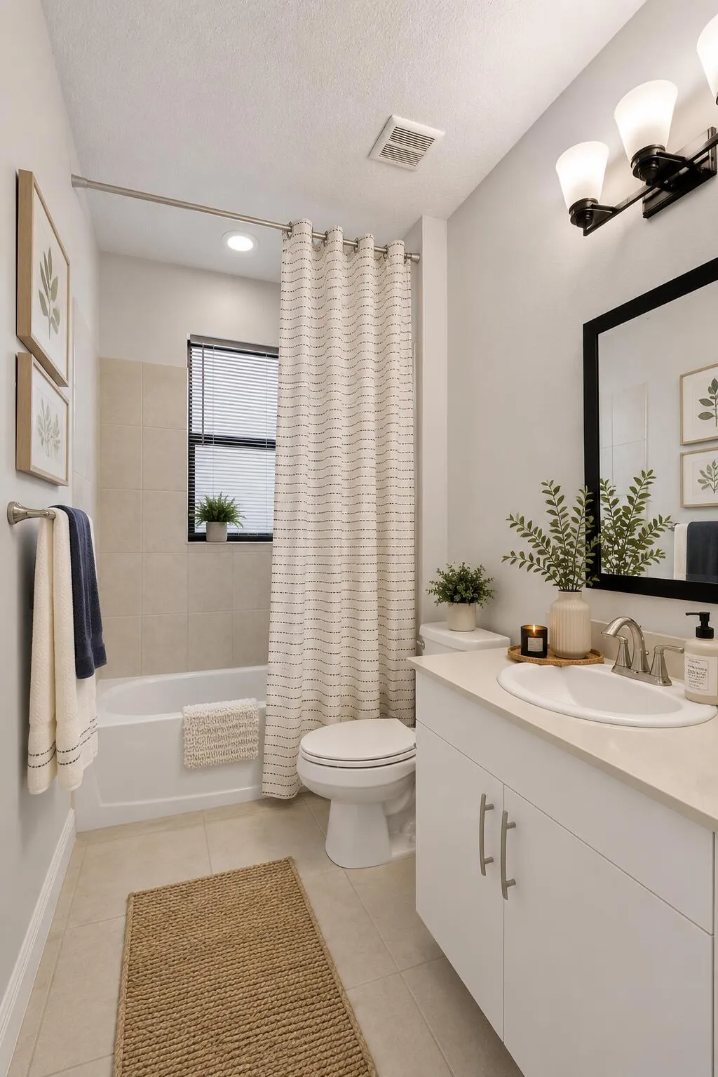 Guest Bathroom Virtually Staged