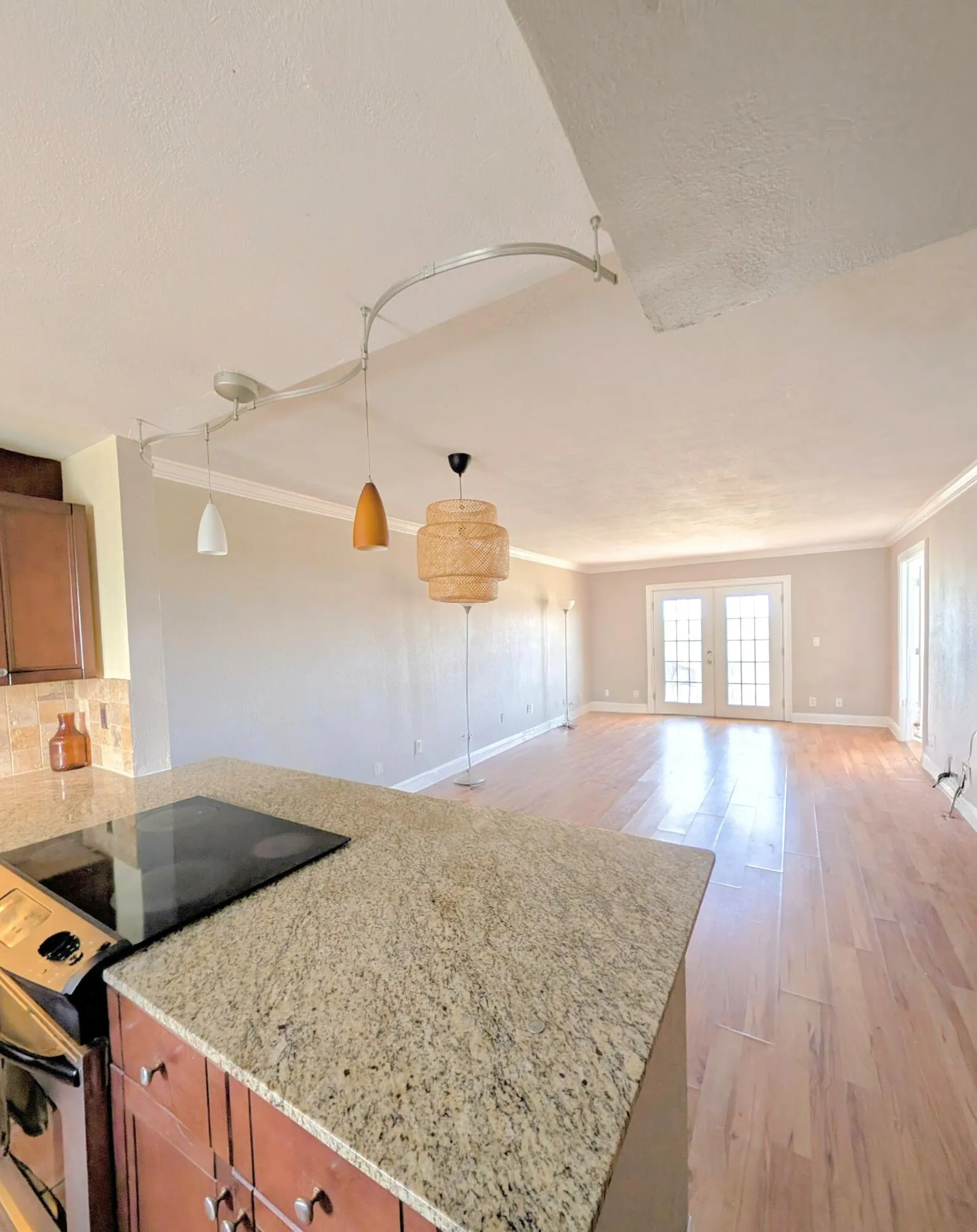 Kitchen opens to living area. Perfect for entertaining.