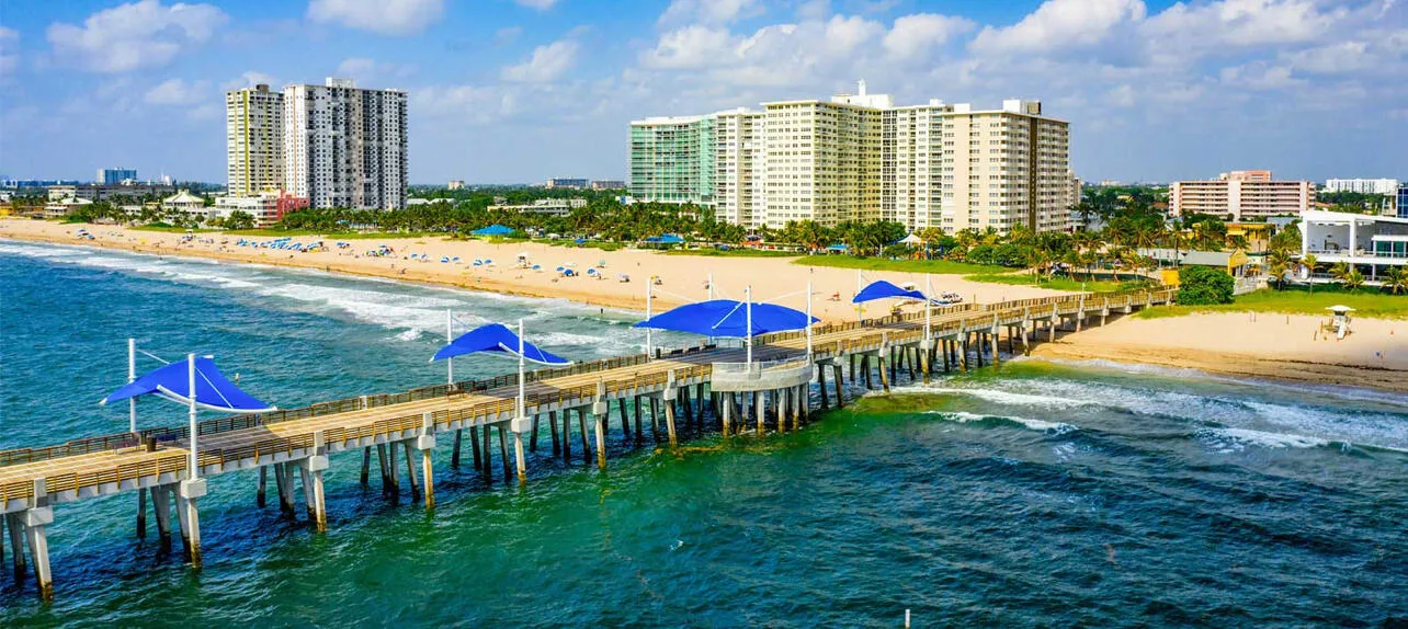 Take the FREE circuit to Pompano Pier about 1.5 miles away.