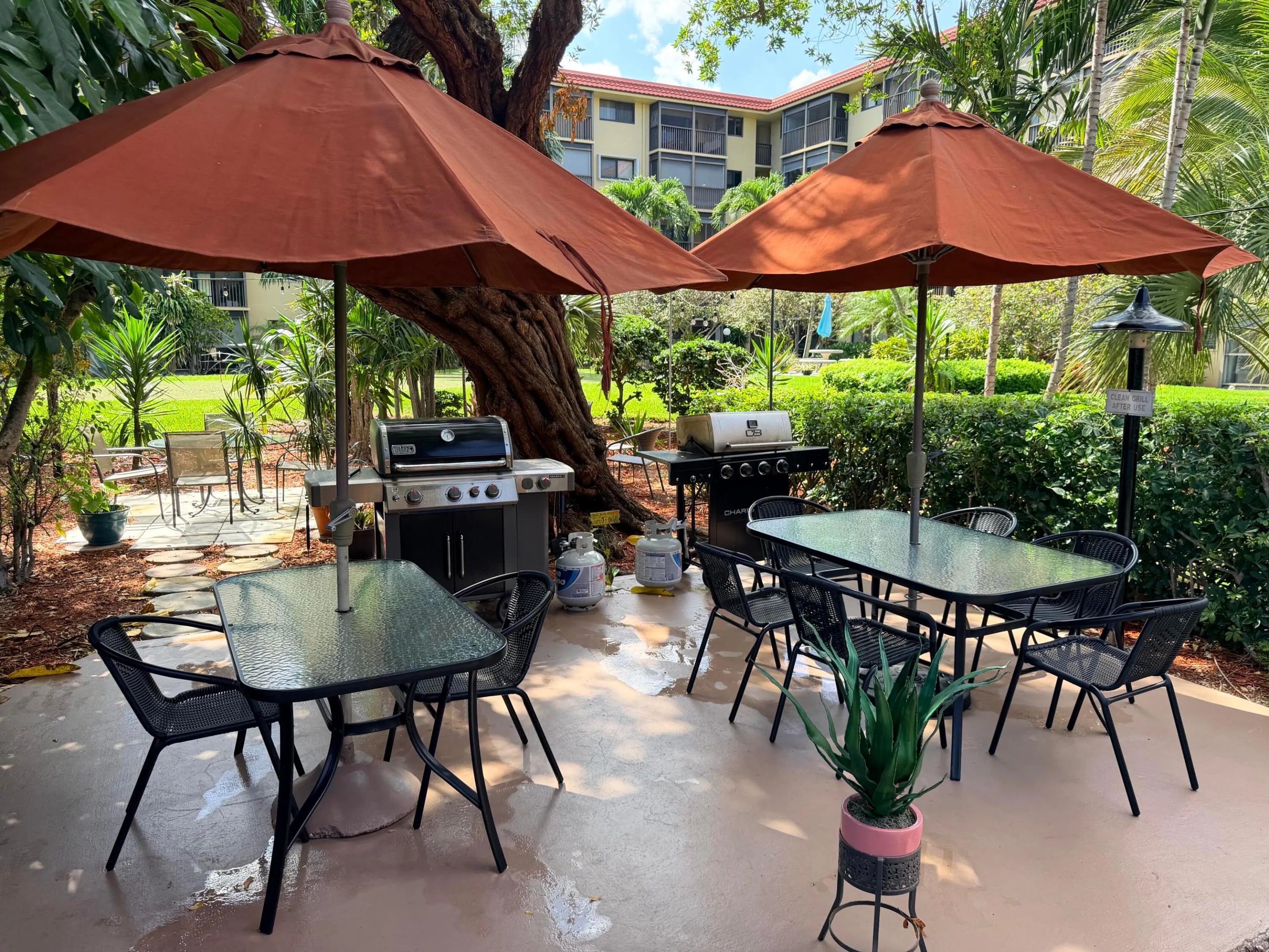 BBQ area
