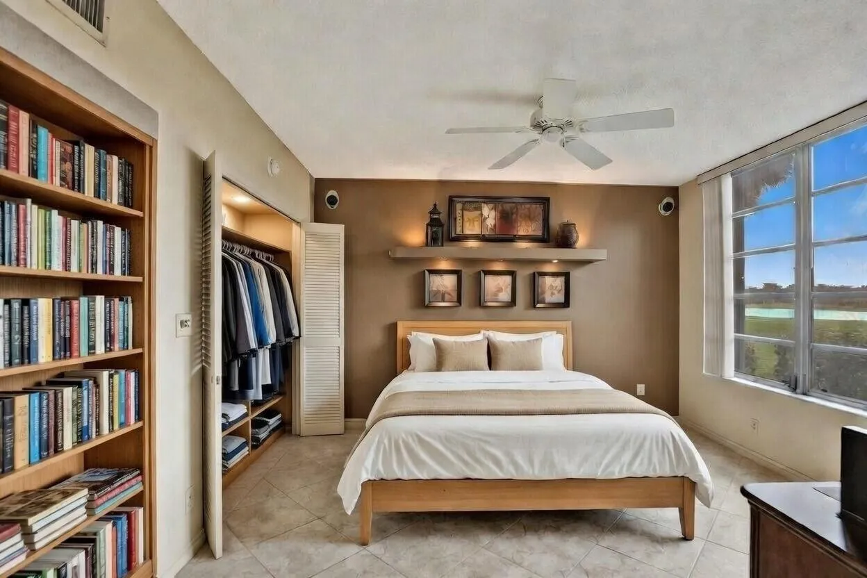 3rd room virtually staged as bedroom