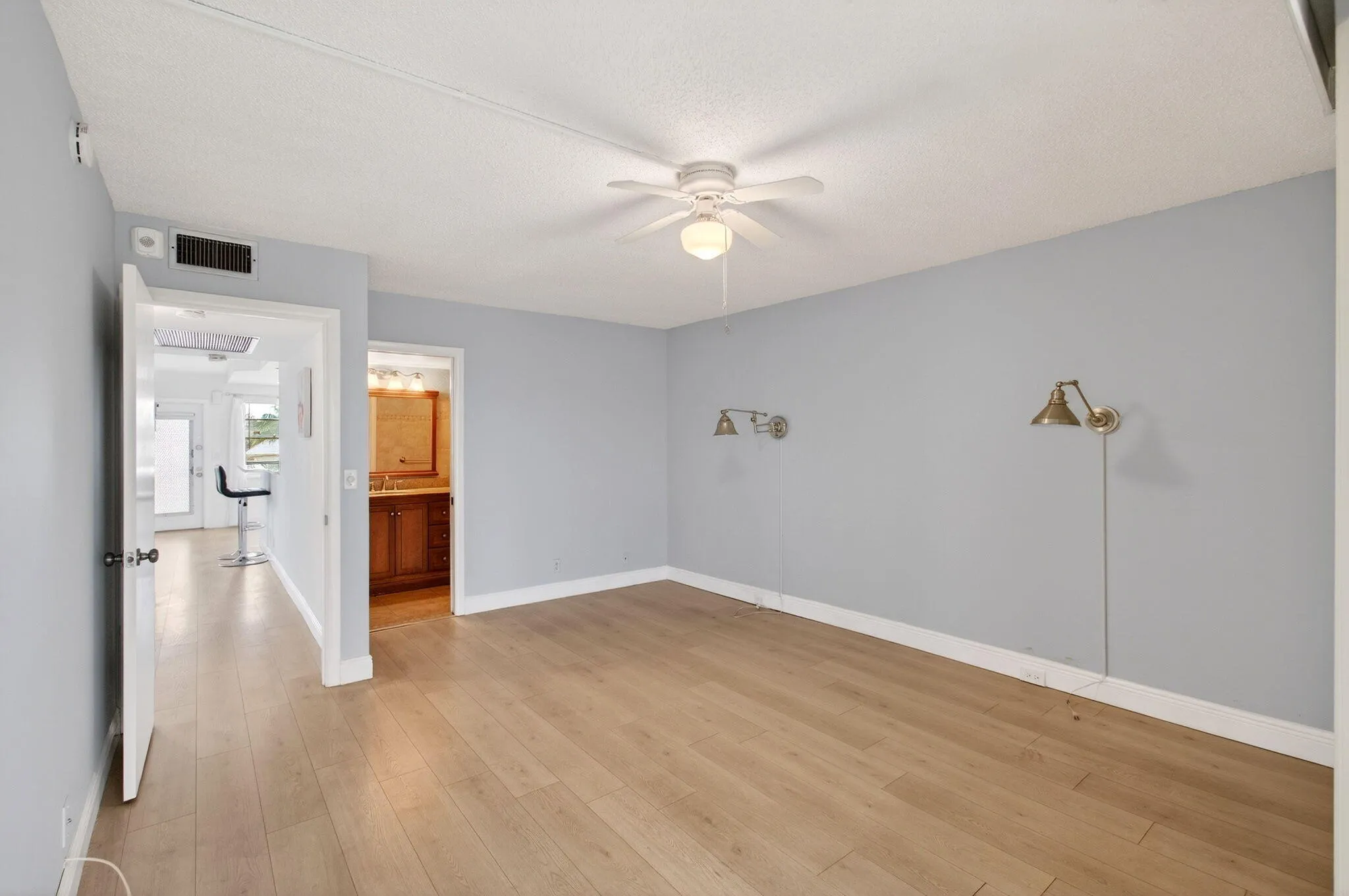 Primary Bedroomw/ sconces
