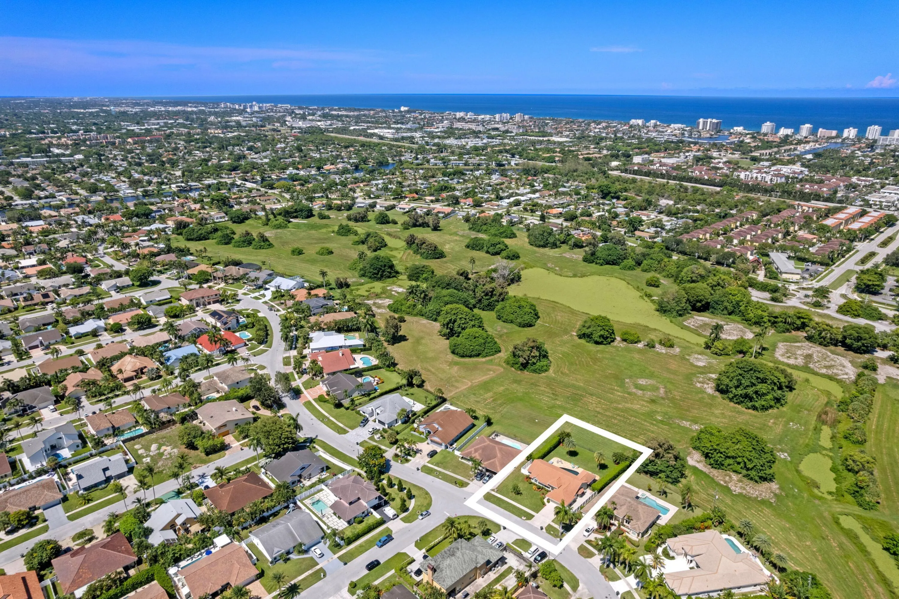 Aerial Neighborhood View