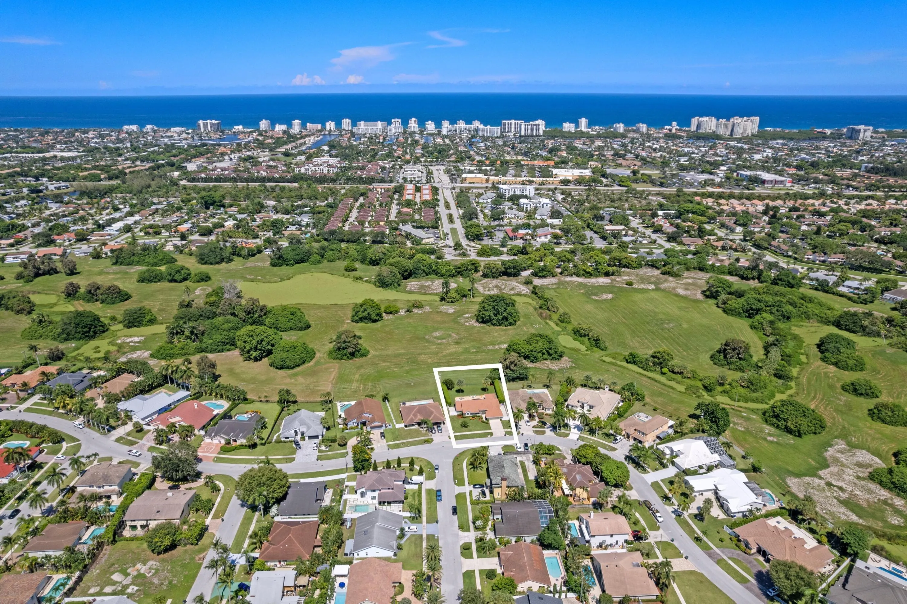 Aerial Neighborhood View