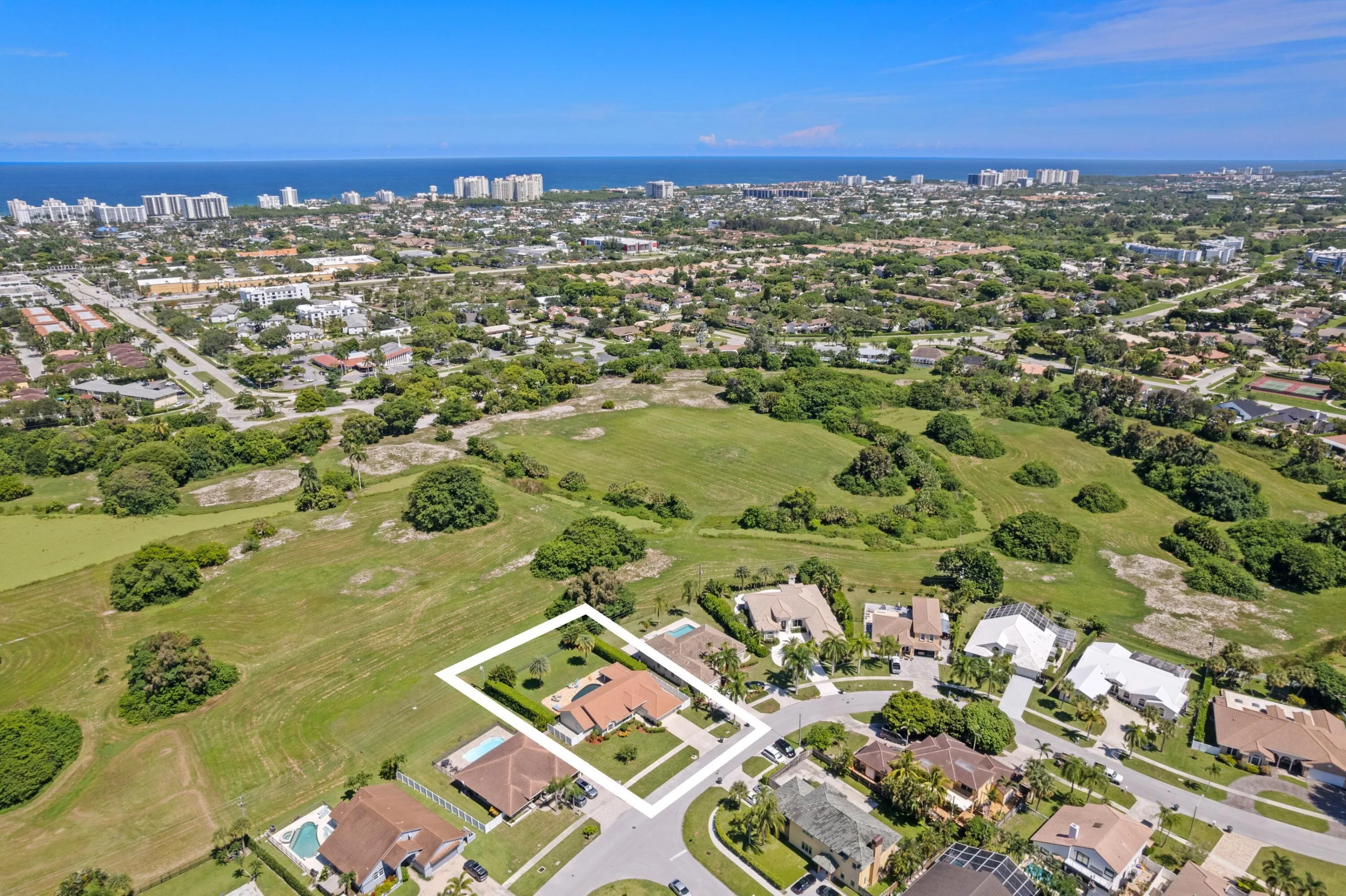 Aerial Neighborhood View