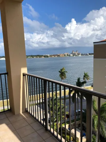 view from balcony
