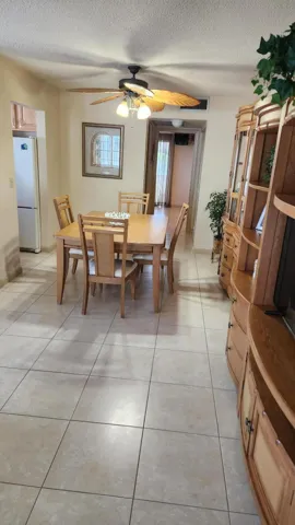Tiled Living/Dining