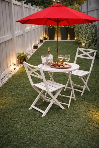 Romantic Patio Setup - Perfect for evenings
