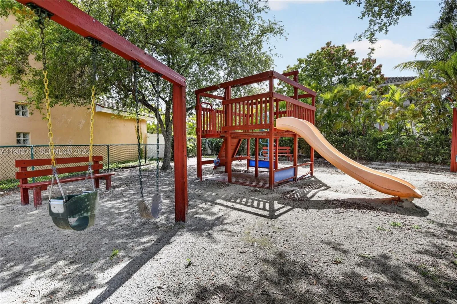 Park next to the house
