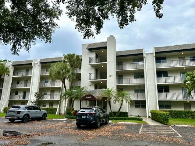 front of building