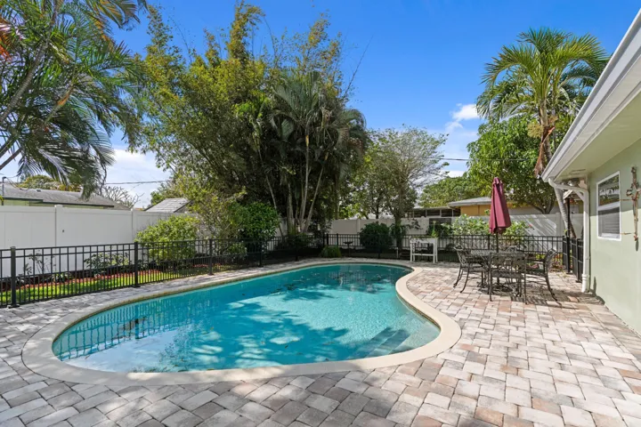 Pavered Pool Deck