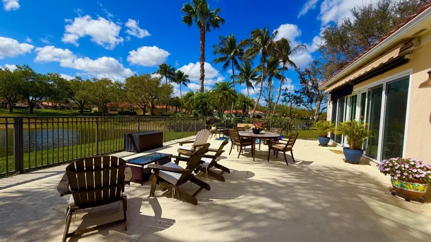 Patio & Lake View