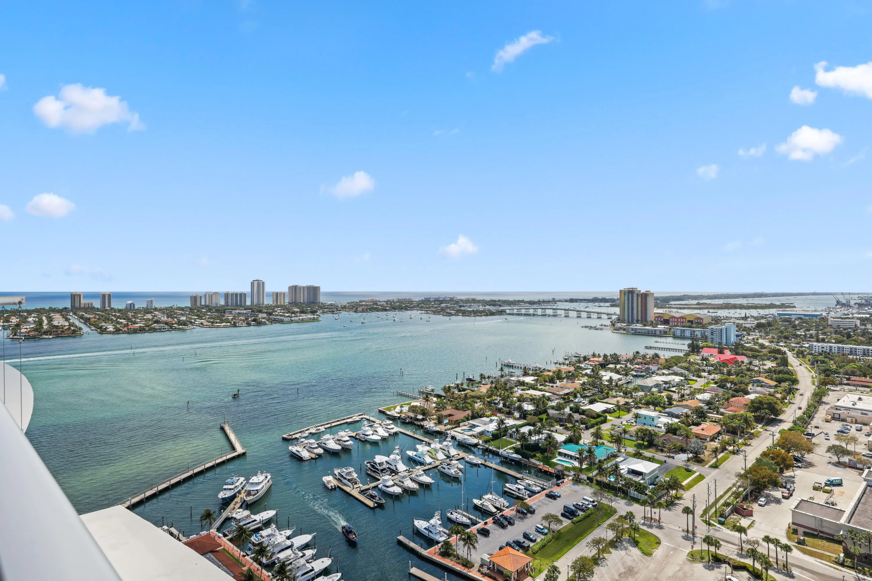 south-east view from rooftop pool area