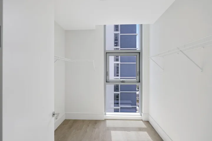 primary suite walk-in closet