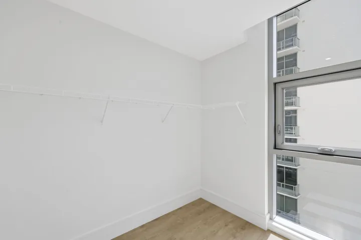 primary suite walk-in closet side view