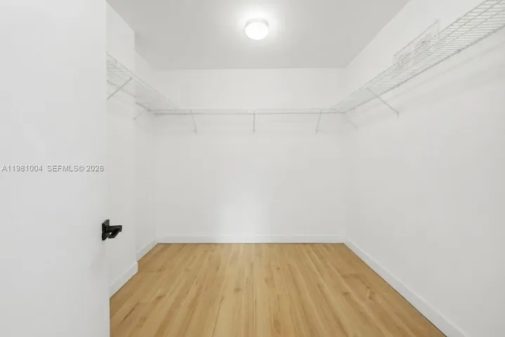 walk in closet in the 2nd bedroom - there is also another spacious closet in the bedroom