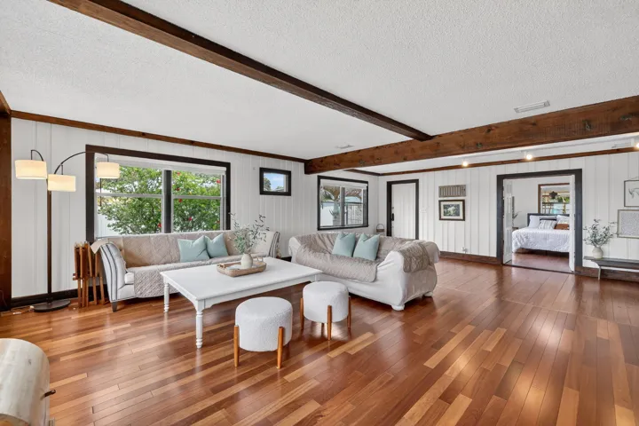 Upon entering you'll find spacious living spaces