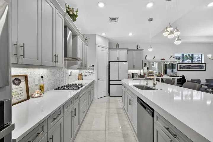 Beautiful tile backsplash