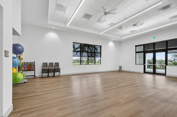 Aerobics studio