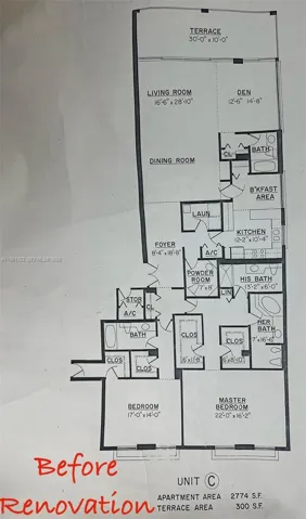 Original floor plan
