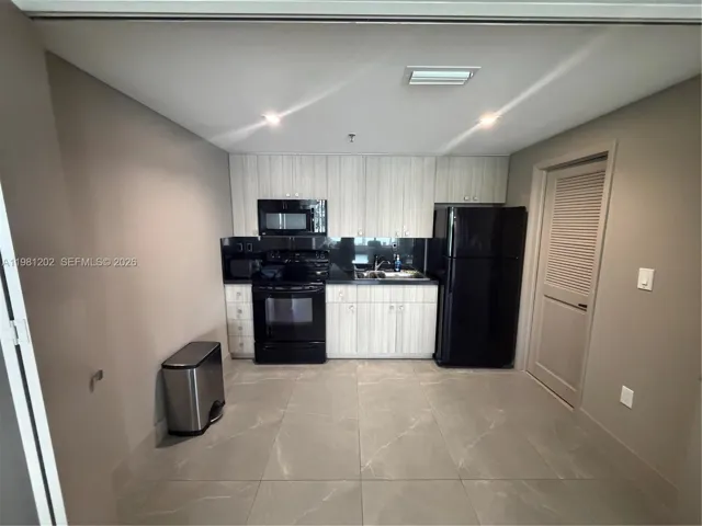 kitchen in social room