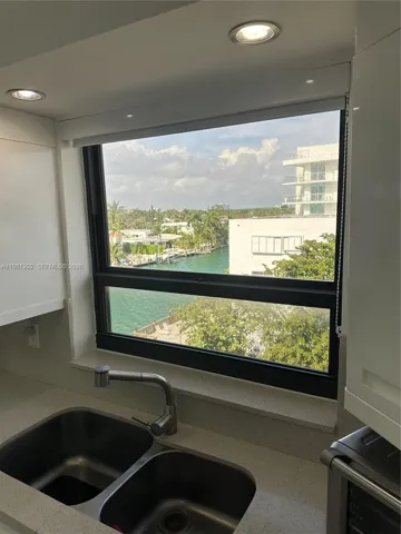 view from kitchen