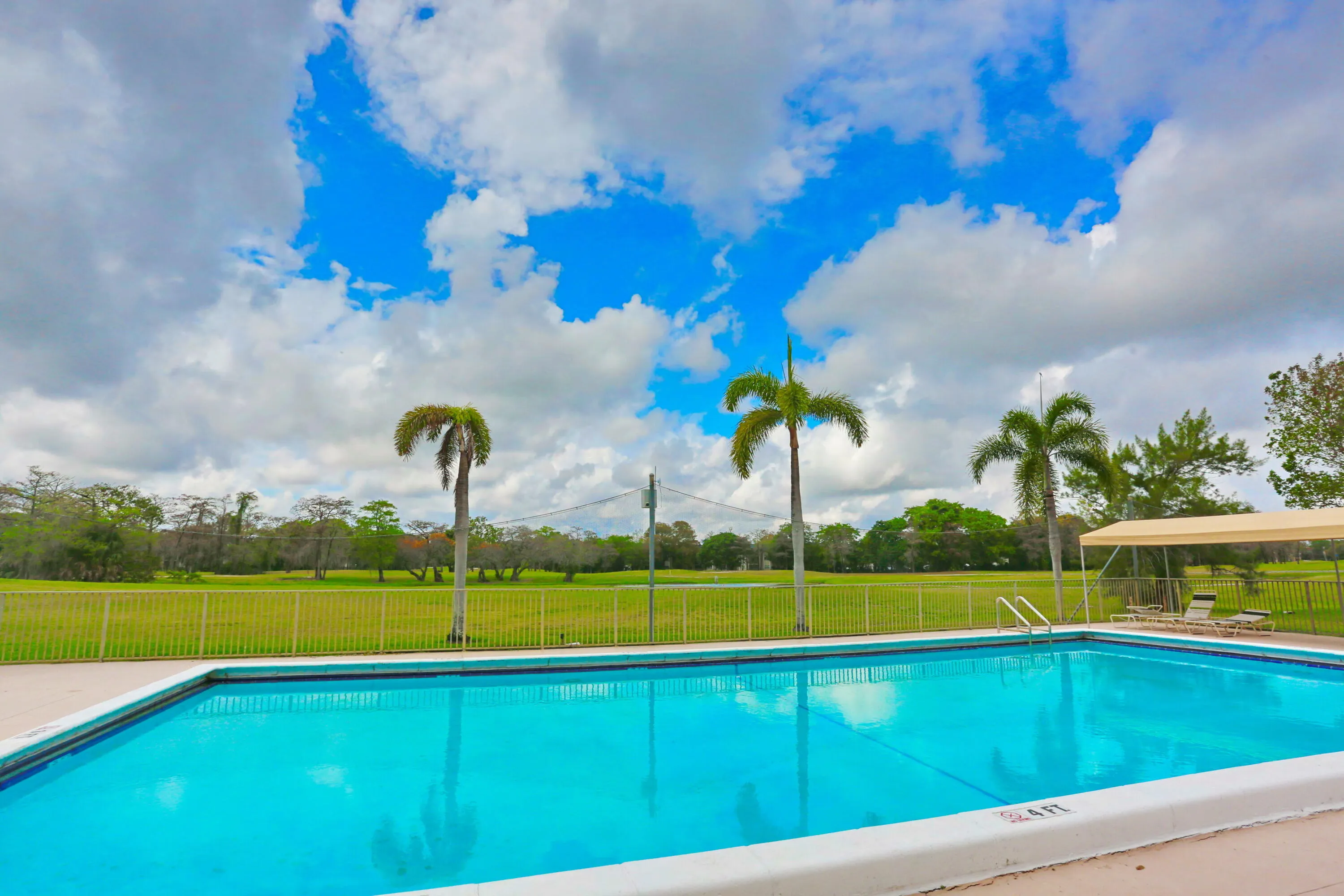 one of 3 community pools