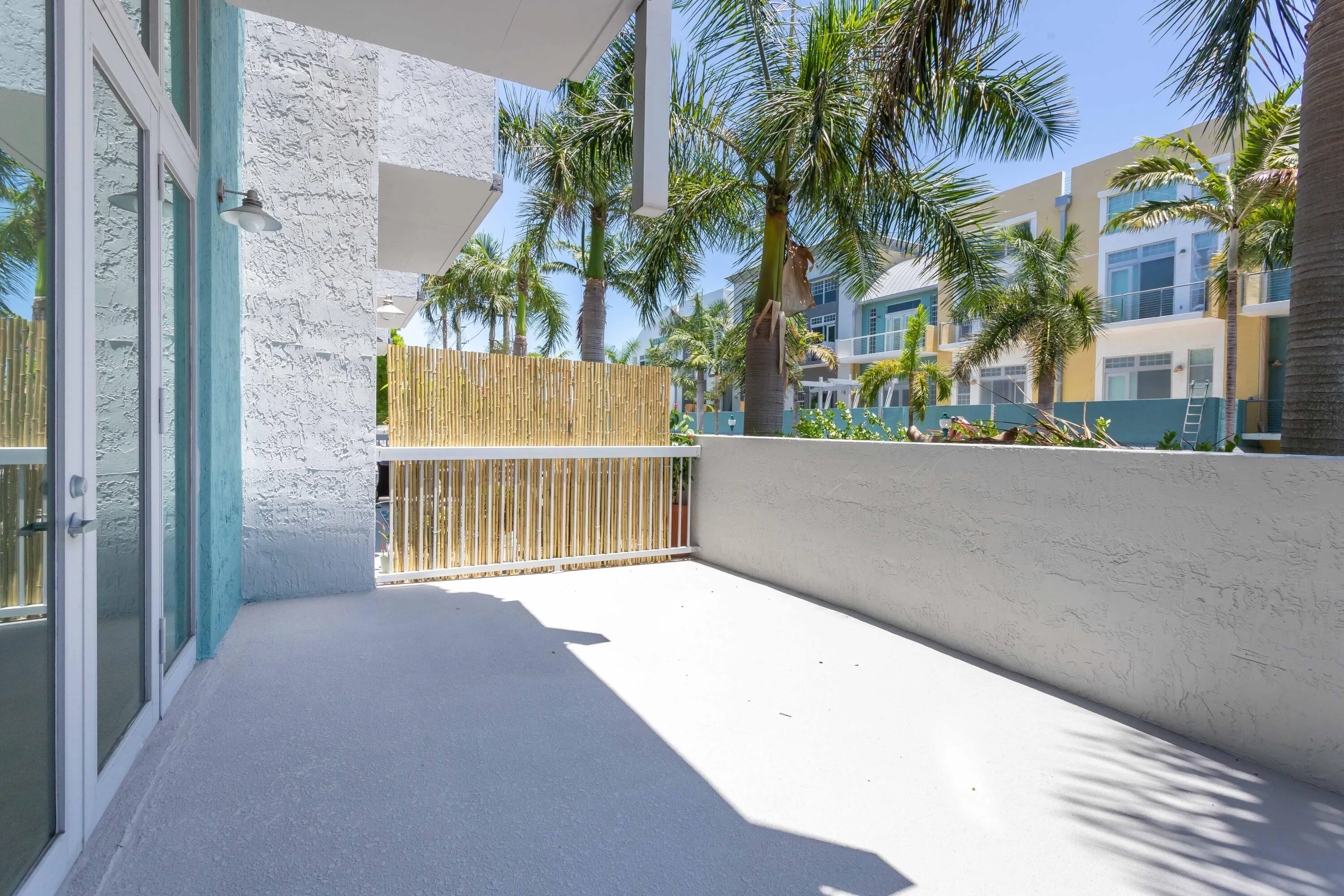 large patio