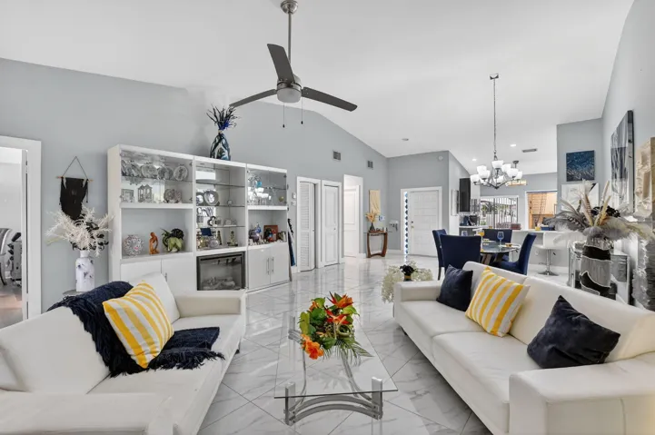 Elegant and light filled LR offers refined comfort-perfect for sophisticated entertaining.