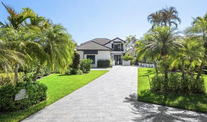 Manicured Driveway Area