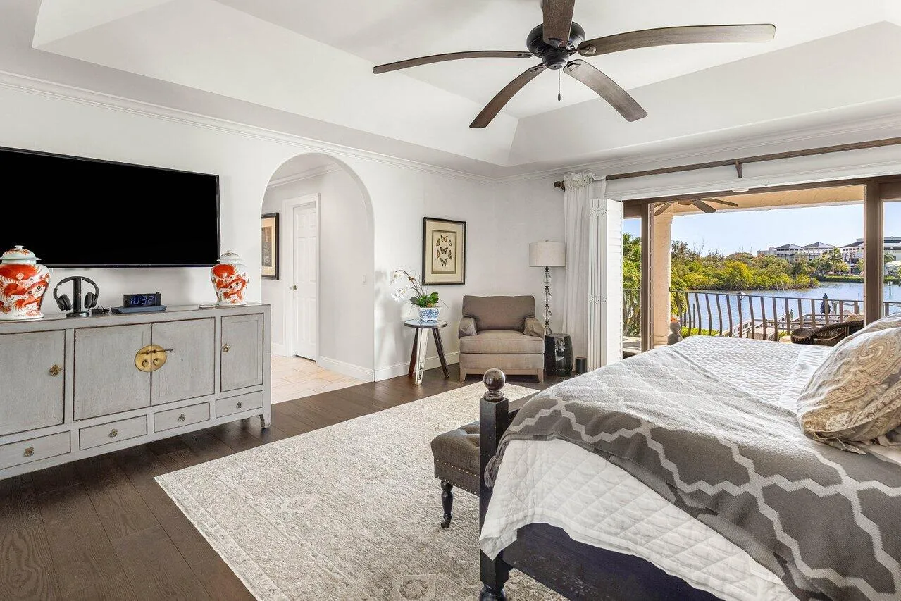 Views from your main bedroom suite