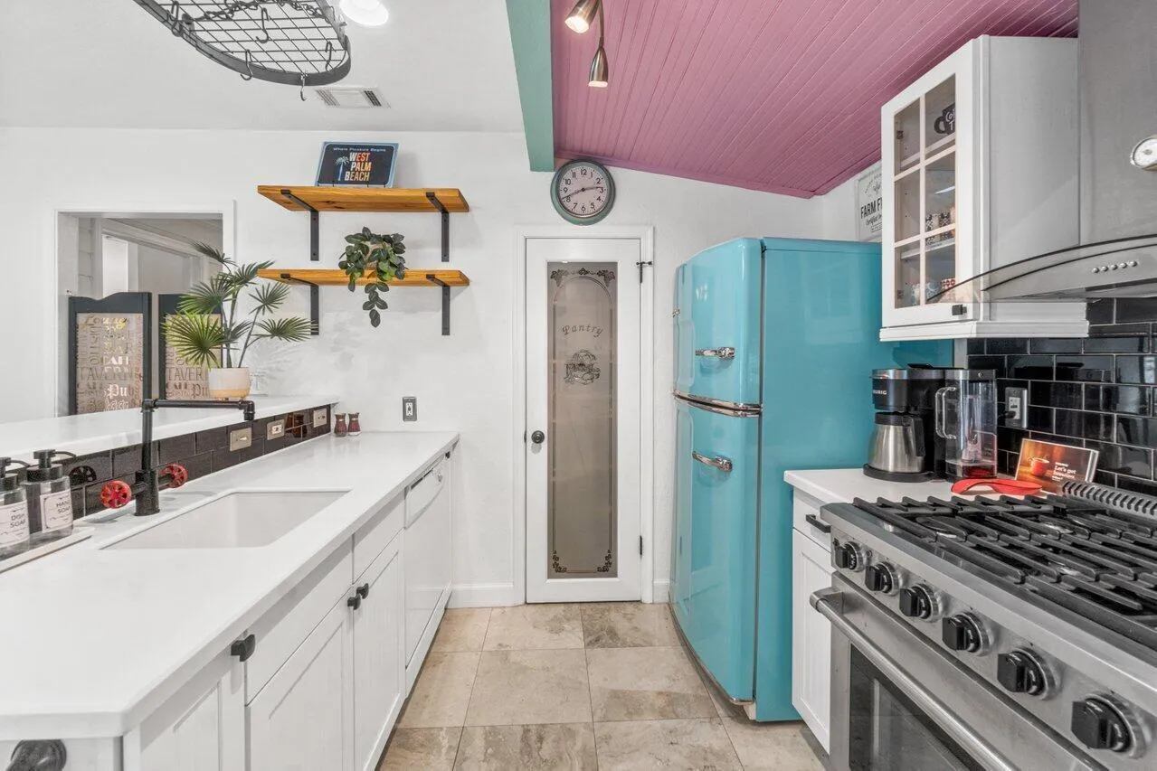 Retro-Style Kitchen with Modern Flair