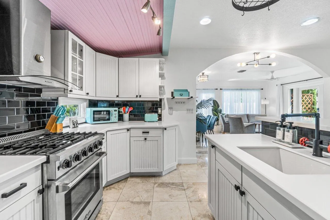 Retro-Style Kitchen with Modern Flair