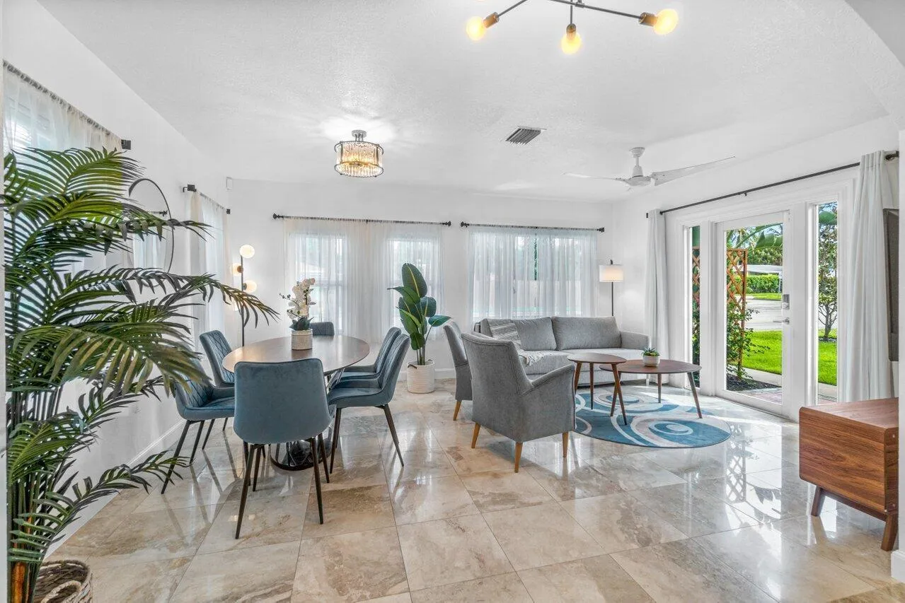 Light & Bright Living and Dining Areas