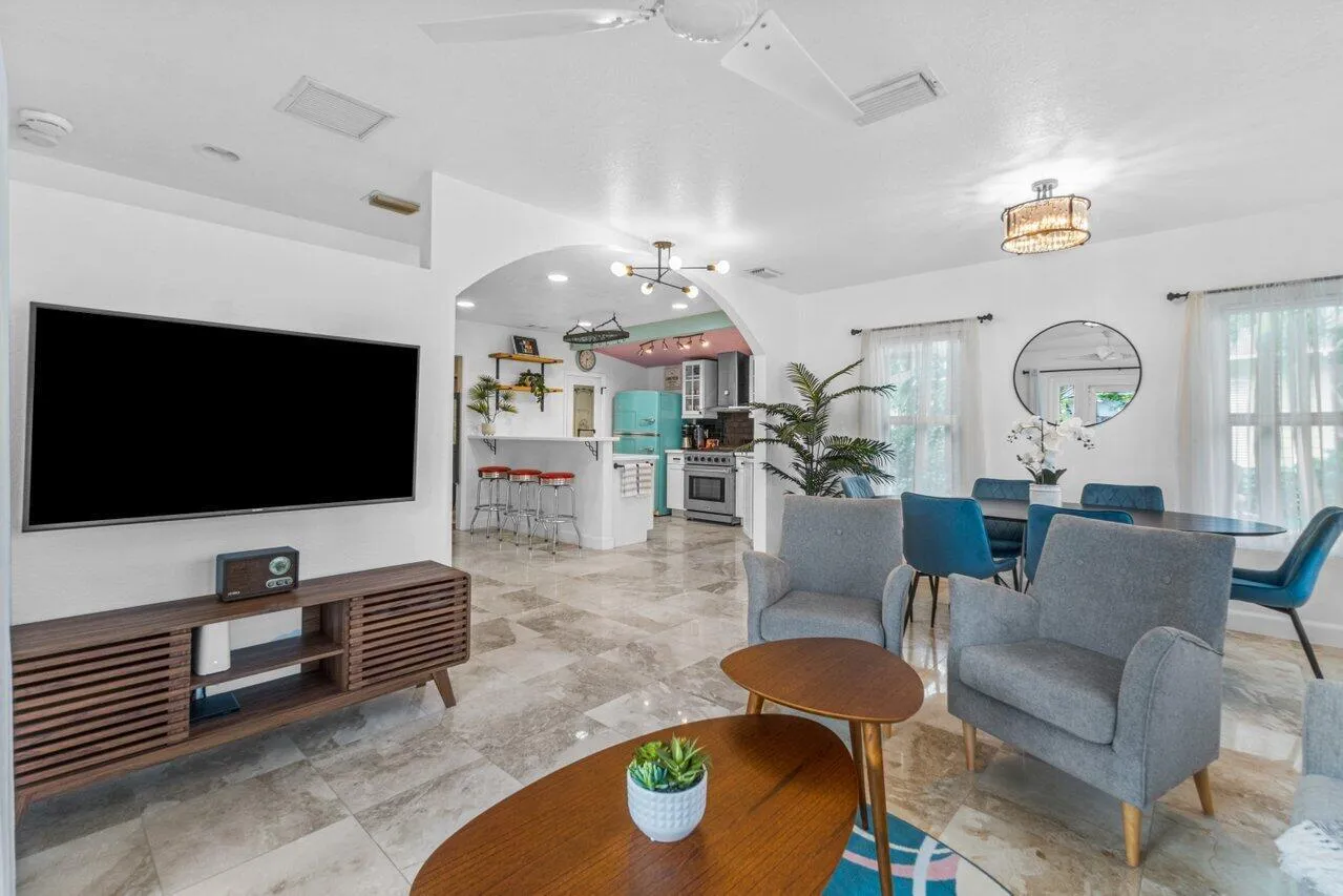 Light & Bright Living and Dining Areas