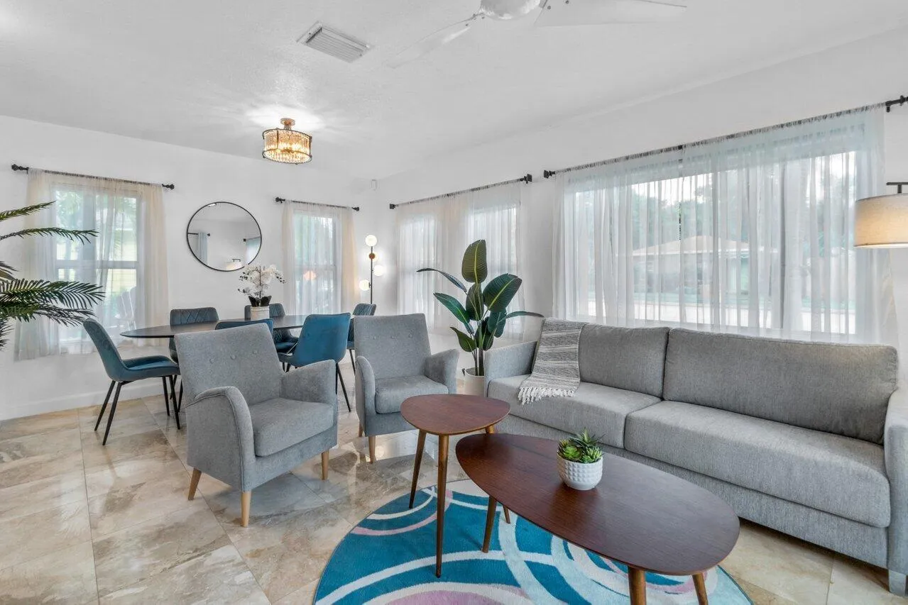 Light & Bright Living and Dining Areas