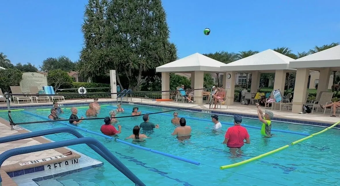 water volleyball