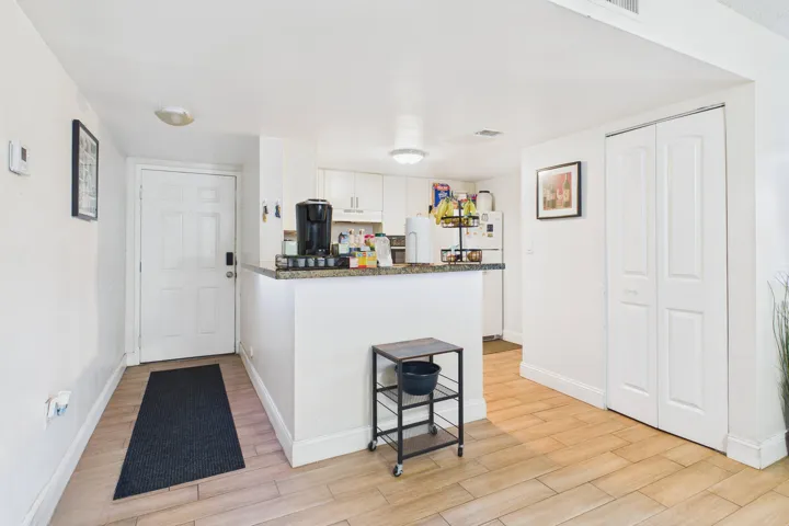 Kitchen with Laundry Closet