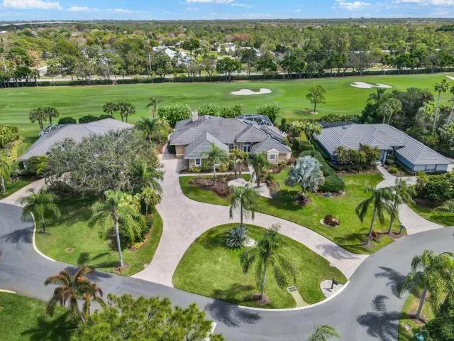 Aerial view of property