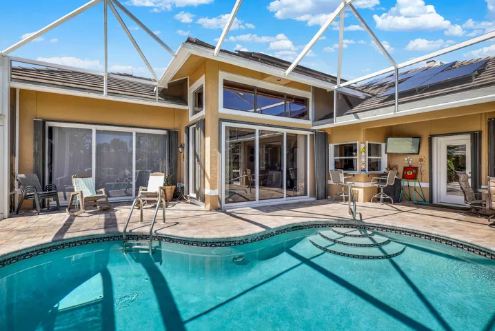 Rear exterior from pool area